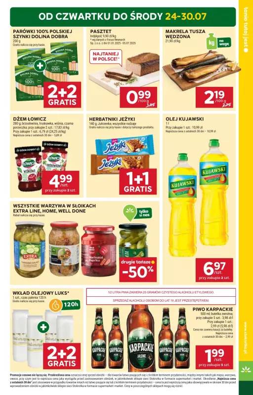 Stokrotka - gazetka promocyjna Gazetka Market od czwartku 24.07 do środy 30.07 - strona 3
