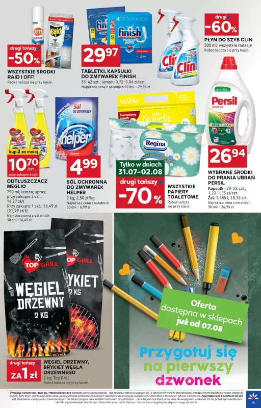 Stokrotka - gazetka promocyjna Gazetka Optima od czwartku 31.07 do środy 06.08 - strona 15