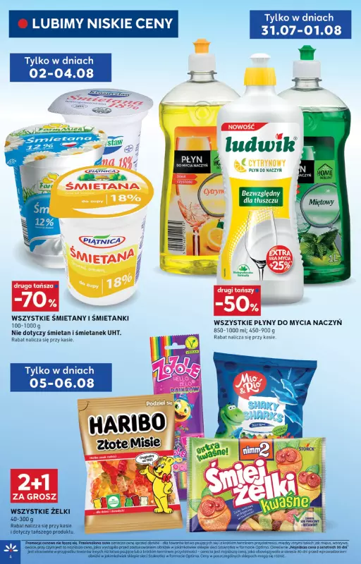 Stokrotka - gazetka promocyjna Gazetka Optima od czwartku 31.07 do środy 06.08 - strona 4