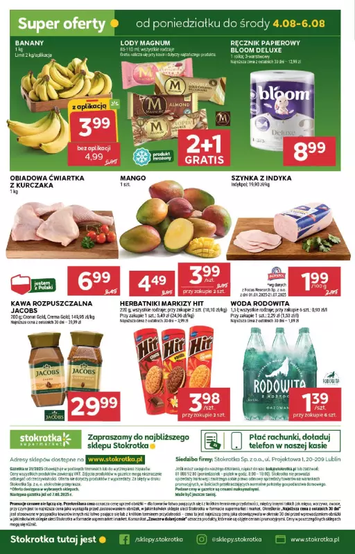 Stokrotka - gazetka promocyjna Gazetka Supermarket od czwartku 31.07 do środy 06.08 - strona 36