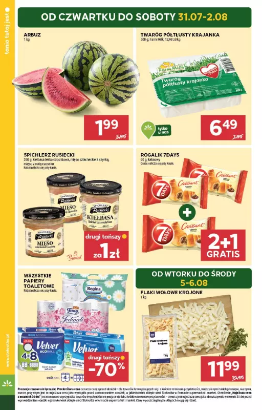 Stokrotka - gazetka promocyjna Gazetka Supermarket od czwartku 31.07 do środy 06.08 - strona 2