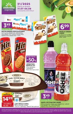 Stokrotka - gazetka promocyjna Gazetka Express od czwartku 31.07 do środy 06.08