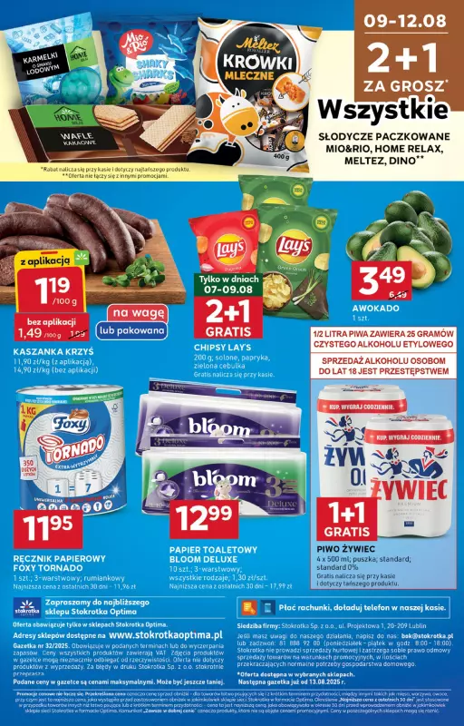 Stokrotka - gazetka promocyjna Gazetka Optima od czwartku 07.08 do wtorku 12.08 - strona 16