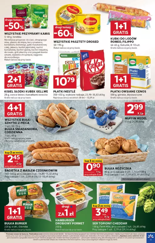 Stokrotka - gazetka promocyjna Gazetka Optima od czwartku 07.08 do wtorku 12.08 - strona 11