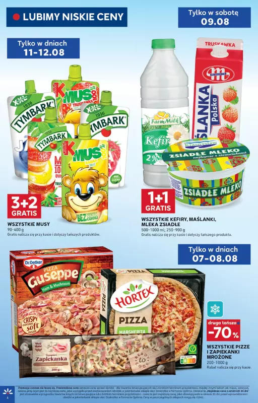 Stokrotka - gazetka promocyjna Gazetka Optima od czwartku 07.08 do wtorku 12.08 - strona 4