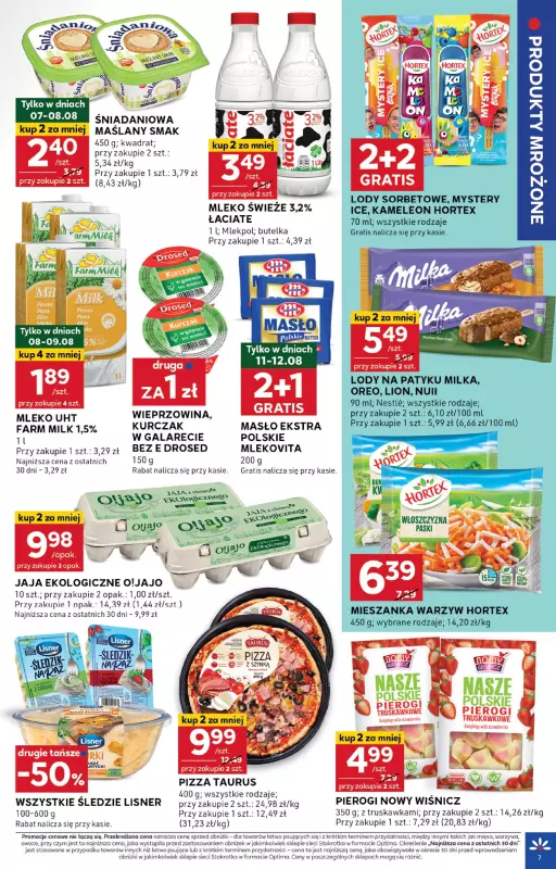 Stokrotka - gazetka promocyjna Gazetka Optima od czwartku 07.08 do wtorku 12.08 - strona 7