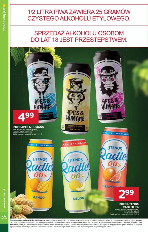 Stokrotka - gazetka promocyjna Gazetka Supermarket od czwartku 07.08 do wtorku 12.08 - strona 30