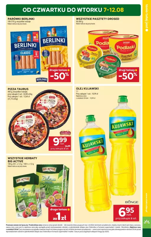 Stokrotka - gazetka promocyjna Gazetka Supermarket od czwartku 07.08 do wtorku 12.08 - strona 3