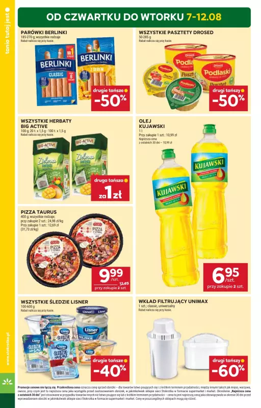 Stokrotka - gazetka promocyjna Gazetka Market od czwartku 07.08 do wtorku 12.08 - strona 2