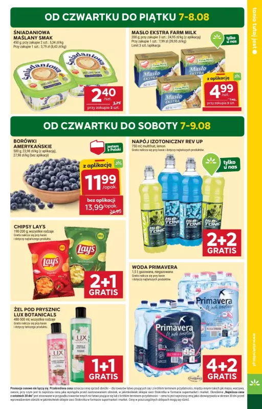 Stokrotka - gazetka promocyjna Gazetka Market od czwartku 07.08 do wtorku 12.08 - strona 3