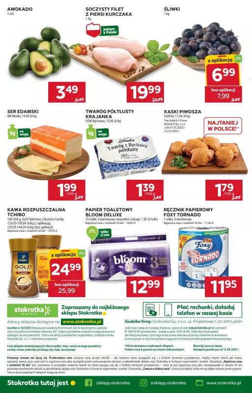 Stokrotka - gazetka promocyjna Gazetka Market od czwartku 07.08 do wtorku 12.08 - strona 28