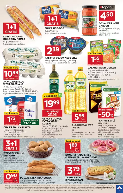 Stokrotka - gazetka promocyjna Gazetka Optima od środy 13.08 do środy 20.08 - strona 11