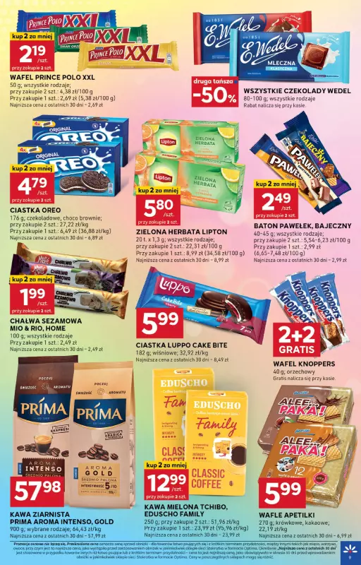 Stokrotka - gazetka promocyjna Gazetka Optima od środy 13.08 do środy 20.08 - strona 9