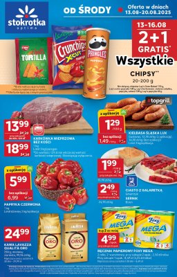 Stokrotka - gazetka promocyjna Gazetka Optima od środy 13.08 do środy 20.08