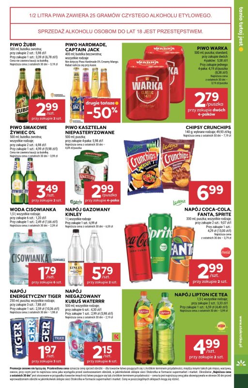Stokrotka - gazetka promocyjna Gazetka Supermarket od środy 13.08 do środy 20.08 - strona 23