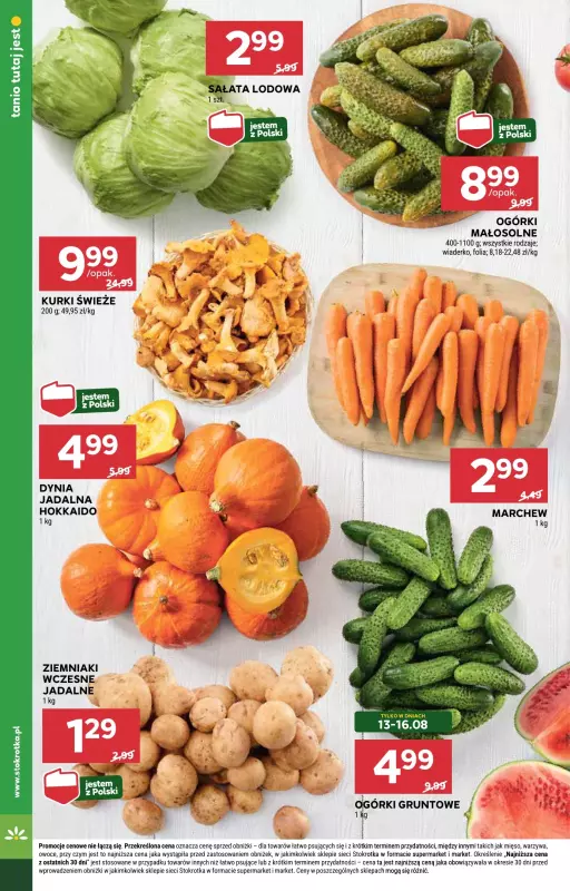 Stokrotka - gazetka promocyjna Gazetka Supermarket od środy 13.08 do środy 20.08 - strona 8