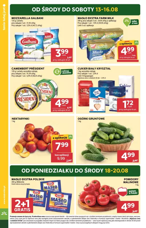 Stokrotka - gazetka promocyjna Gazetka Market od środy 13.08 do środy 20.08 - strona 4