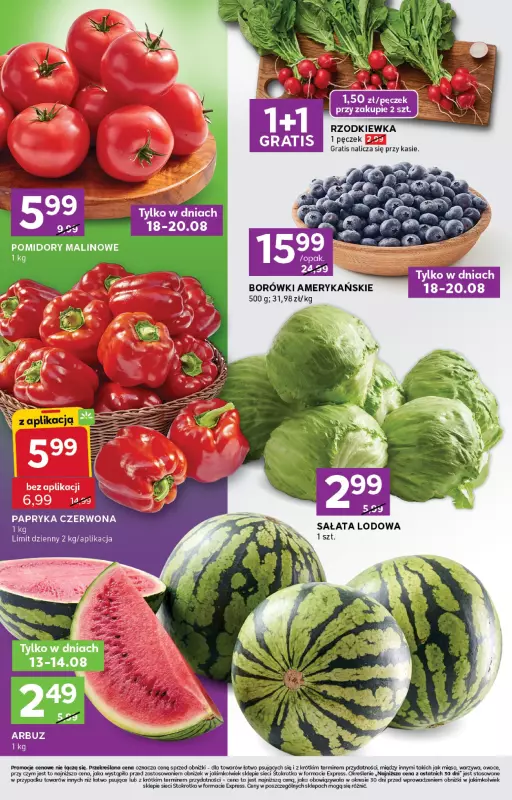 Stokrotka - gazetka promocyjna Gazetka Express od środy 13.08 do środy 20.08 - strona 2