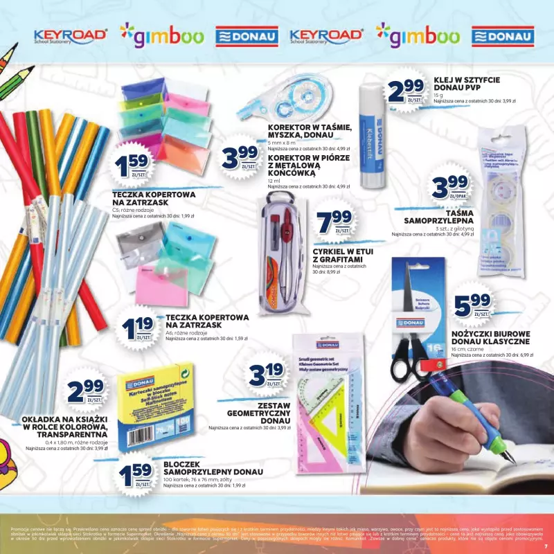 Stokrotka - gazetka promocyjna Katalog Witaj Szkoło!  do poniedziałku 01.09 - strona 7