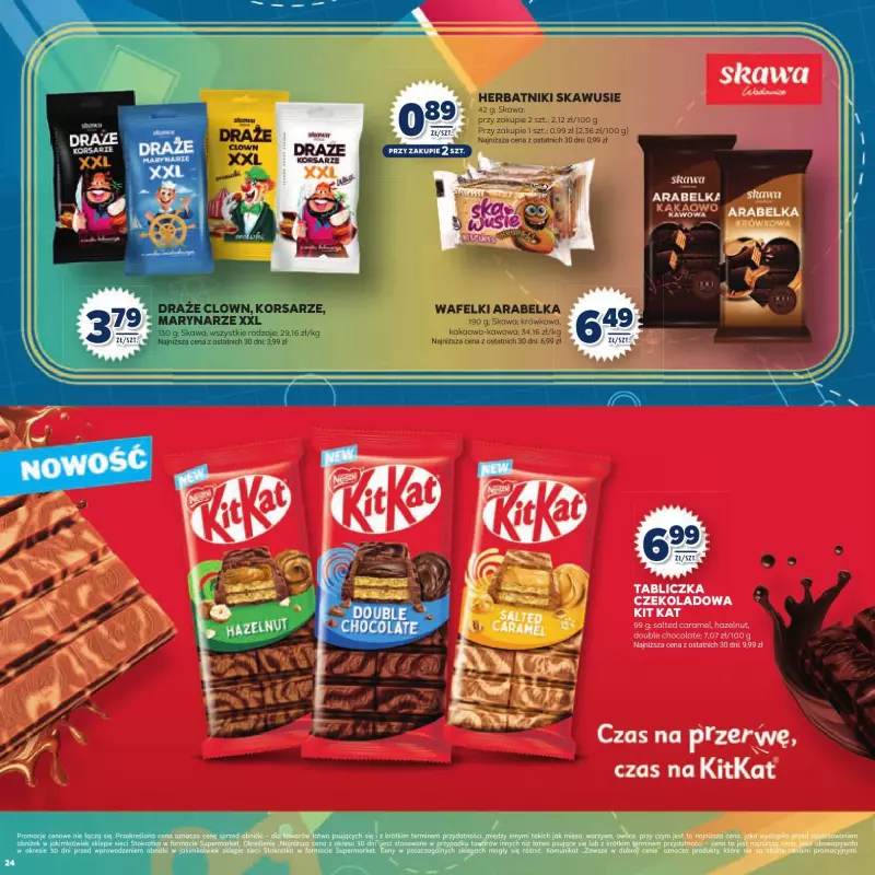 Stokrotka - gazetka promocyjna Katalog Witaj Szkoło!  do poniedziałku 01.09 - strona 24
