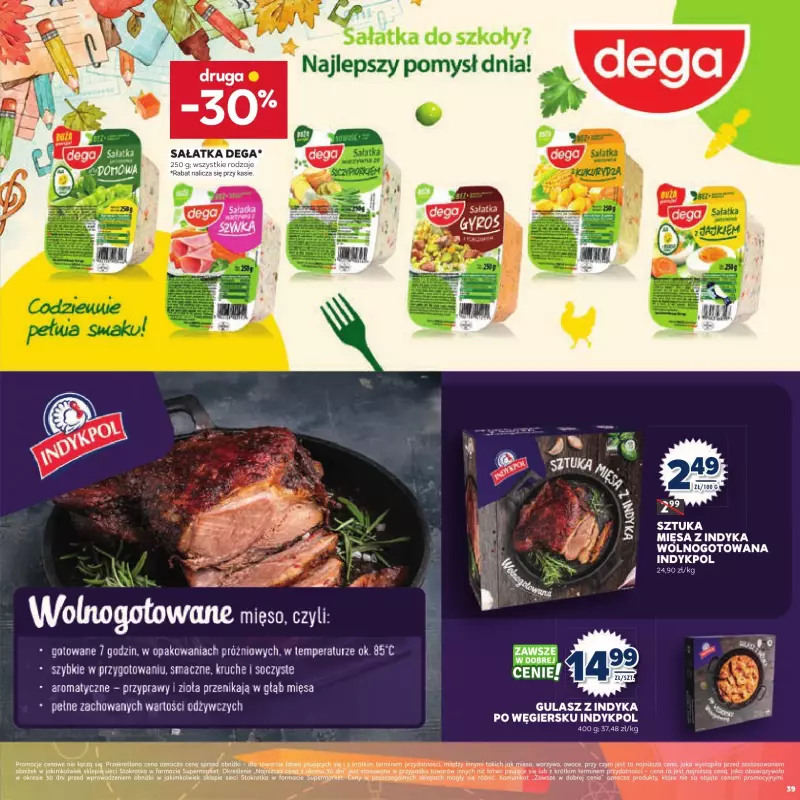 Stokrotka - gazetka promocyjna Katalog Witaj Szkoło!  do poniedziałku 01.09 - strona 39