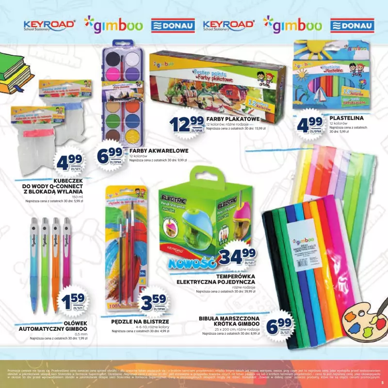 Stokrotka - gazetka promocyjna Katalog Witaj Szkoło!  do poniedziałku 01.09 - strona 5