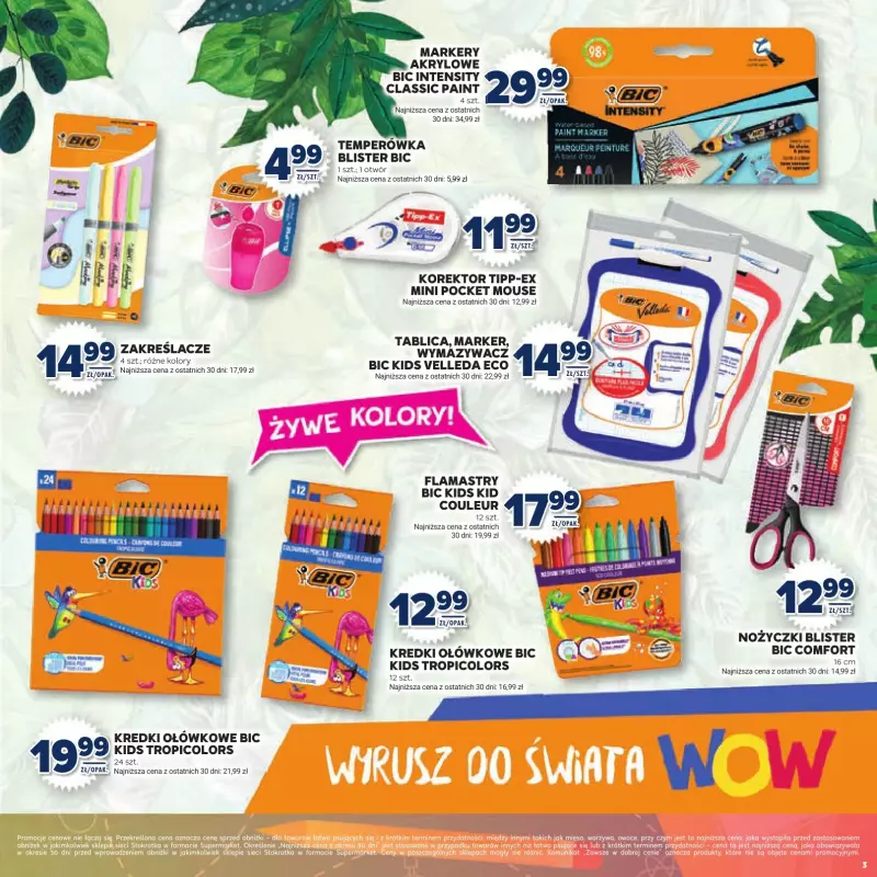 Stokrotka - gazetka promocyjna Katalog Witaj Szkoło!   - strona 3