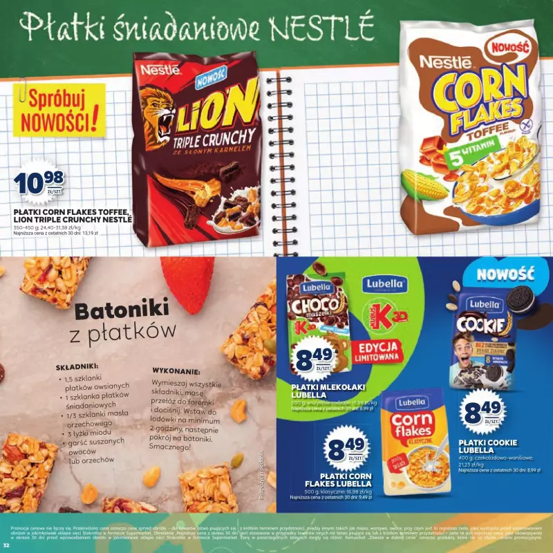 Stokrotka - gazetka promocyjna Katalog Witaj Szkoło!  do poniedziałku 01.09 - strona 32