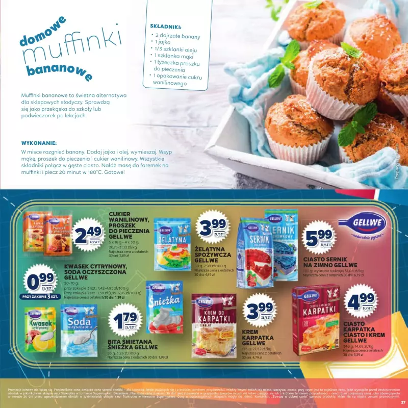Stokrotka - gazetka promocyjna Katalog Witaj Szkoło!  do poniedziałku 01.09 - strona 27