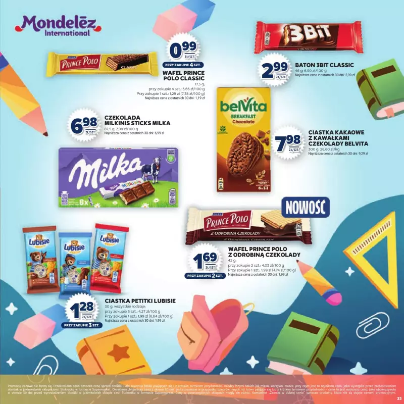 Stokrotka - gazetka promocyjna Katalog Witaj Szkoło!  do poniedziałku 01.09 - strona 25