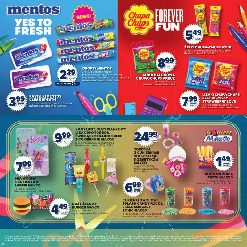 Stokrotka - gazetka promocyjna Katalog Witaj Szkoło!  do poniedziałku 01.09 - strona 26