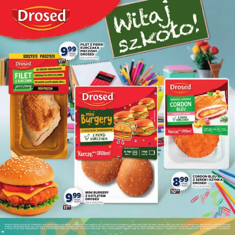 Stokrotka - gazetka promocyjna Katalog Witaj Szkoło!  do poniedziałku 01.09 - strona 38