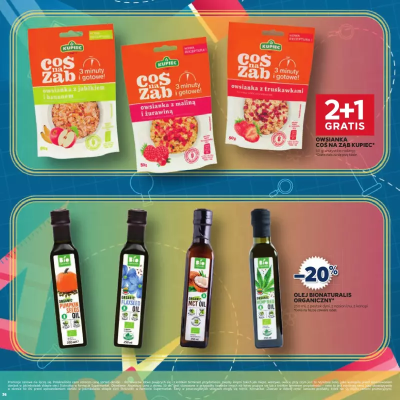 Stokrotka - gazetka promocyjna Katalog Witaj Szkoło!  do poniedziałku 01.09 - strona 36