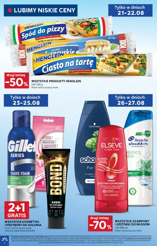 Stokrotka - gazetka promocyjna Gazetka Optima od czwartku 21.08 do środy 27.08 - strona 4