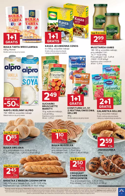 Stokrotka - gazetka promocyjna Gazetka Optima od czwartku 21.08 do środy 27.08 - strona 11