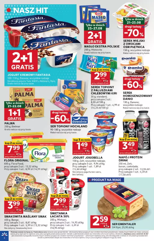 Stokrotka - gazetka promocyjna Gazetka Optima od czwartku 21.08 do środy 27.08 - strona 6