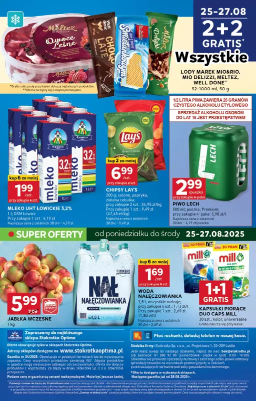 Stokrotka - gazetka promocyjna Gazetka Optima od czwartku 21.08 do środy 27.08 - strona 16