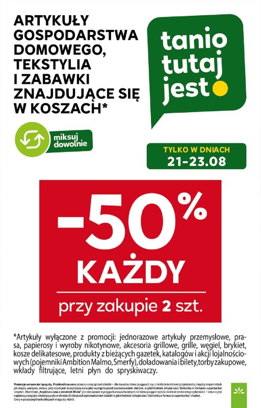 Stokrotka - gazetka promocyjna Gazetka Supermarket od czwartku 21.08 do środy 27.08 - strona 47