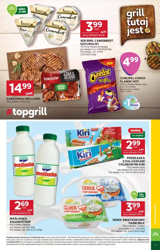 Stokrotka - gazetka promocyjna Gazetka Market od czwartku 21.08 do środy 27.08 - strona 5