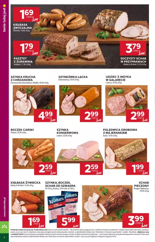 Stokrotka - gazetka promocyjna Gazetka Market od czwartku 21.08 do środy 27.08 - strona 6