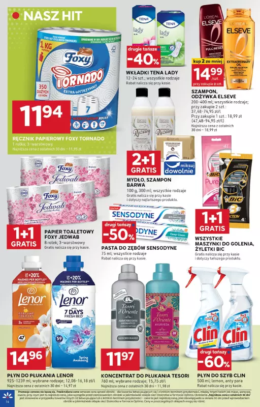 Stokrotka - gazetka promocyjna Gazetka Optima od czwartku 28.08 do środy 03.09 - strona 14