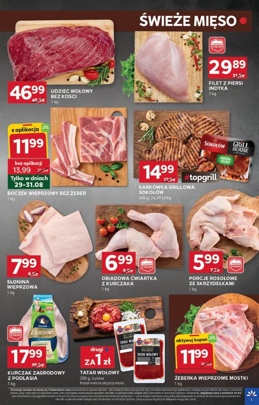 Stokrotka - gazetka promocyjna Gazetka Optima od czwartku 28.08 do środy 03.09 - strona 3