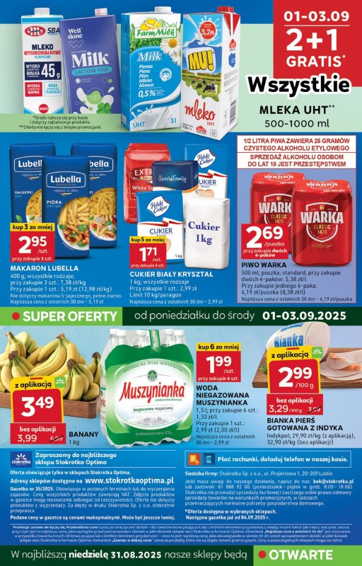 Stokrotka - gazetka promocyjna Gazetka Optima od czwartku 28.08 do środy 03.09 - strona 16