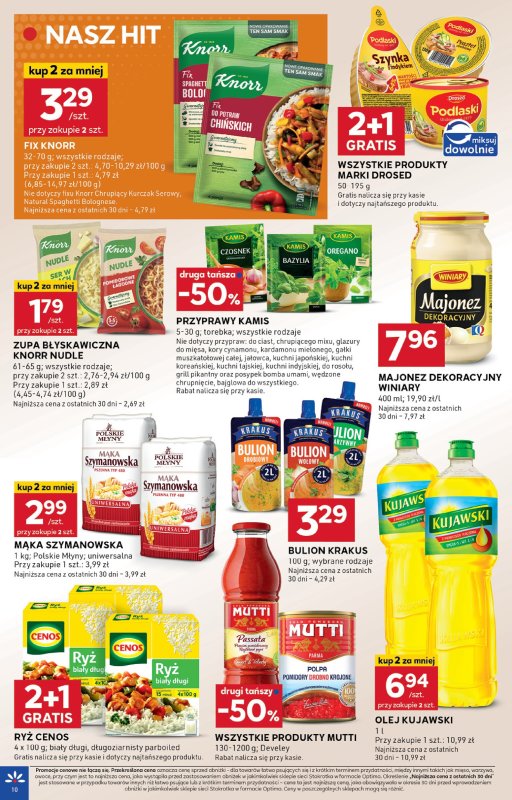 Stokrotka - gazetka promocyjna Gazetka Optima od czwartku 28.08 do środy 03.09 - strona 10