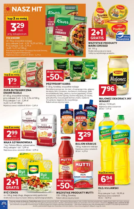 Stokrotka - gazetka promocyjna Gazetka Optima od czwartku 28.08 do środy 03.09 - strona 10