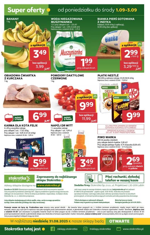 Stokrotka - gazetka promocyjna Gazetka Market od czwartku 28.08 do środy 03.09 - strona 22