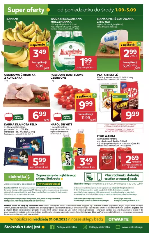 Stokrotka - gazetka promocyjna Gazetka Market od czwartku 28.08 do środy 03.09 - strona 22