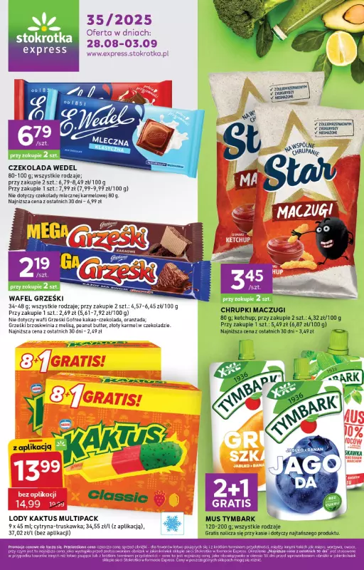 Stokrotka - gazetka promocyjna Gazetka Express od czwartku 28.08 do środy 03.09