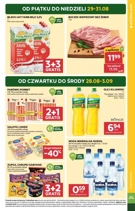 Stokrotka - gazetka promocyjna Gazetka Supermarket od czwartku 28.08 do środy 03.09 - strona 5