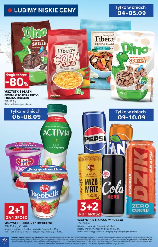 Stokrotka - gazetka promocyjna Gazetka Optima od czwartku 04.09 do środy 10.09 - strona 4